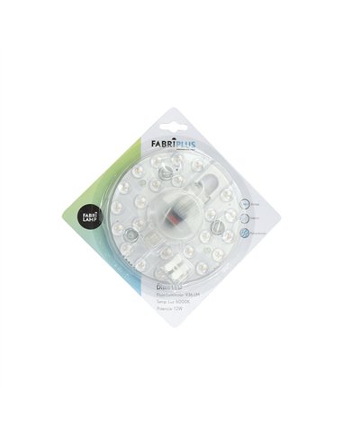 Disco Led 12w 6000k Placa Red.blanco 13x13x2,5 Cm 936lm
