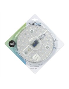 Disco Led 24w 6000k Placa Red.blanco 17x17x2,5 Cm 1872lm