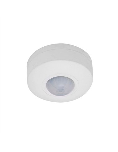 Sensor Movimiento Detector Ip20 Blanco 4x8x8 Cm  360º Alcance Hasta 6 M