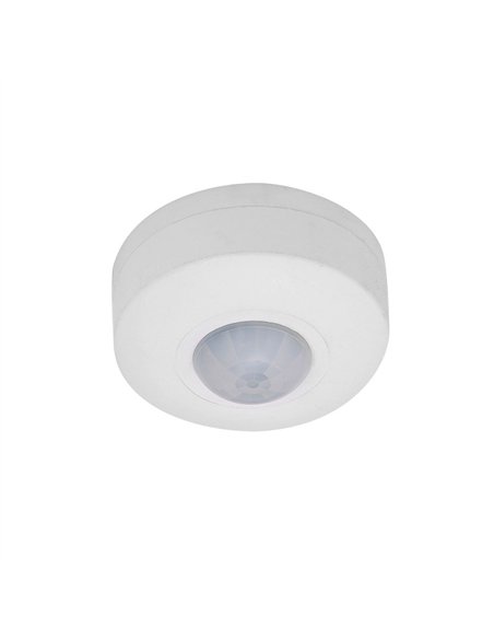Sensor Movimiento Detector Ip20 Blanco 4x8x8 Cm  360º Alcance Hasta 6 M