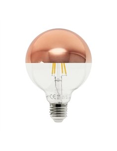 Bombilla 10w 4000k E27 Globo Reflector Oro Rosa 17,5x12,5x12,5 Cm