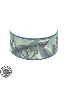 Aplique Argel 1xe27 Hoja Azul 16x33x45 Cm