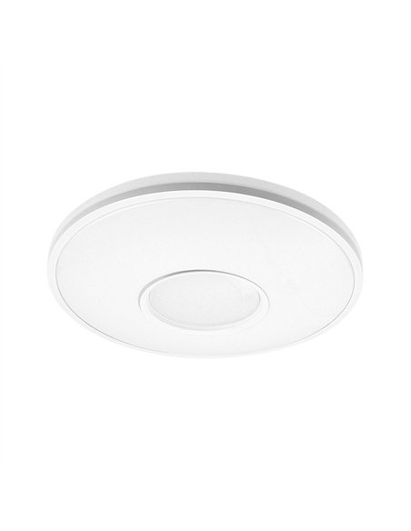 Plafon Perote 36w 3000-4000-6500k Blanco 3528lm 7,5x39x39cm C/remoto Y Reg.intensidad