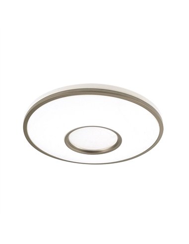 Plafon Perote 36w 3000-4000-6500k Blanco/Cuero 3528lm 7,5x39x39cm C/remoto Y Reg.intensidad