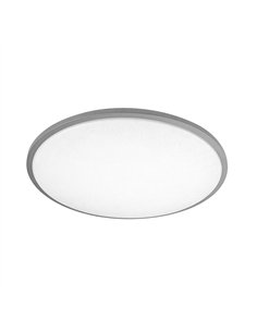 Plafon Eglon 60w 3000-4000-6500k Blanco/Plata 5880lm 8x49x49cm C/remoto Y Reg.intensidad