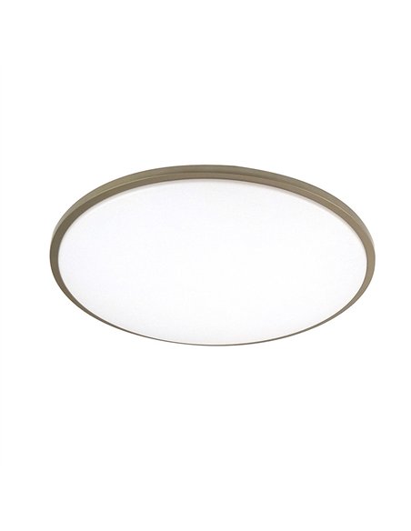 Plafon Eglon 60w 3000-4000-6500k Blanco/Cuero 5880lm 8x49x49cm C/remoto Y Reg.intensidad