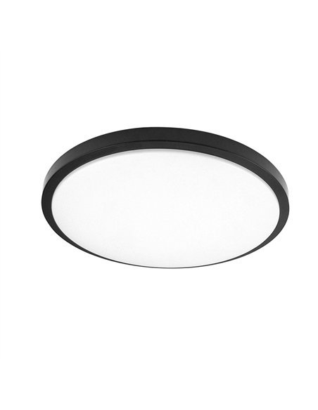 Plafon Kirat 60w 3000-4000-6500k Blanco/Negro 5880lm 8x49x49cm C/remoto Y Reg.intensidad