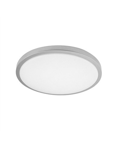 Plafon Kirat 60w 3000-4000-6500k Blanco/Plata 5880lm 8x49x49cm C/remoto Y Reg.intensidad