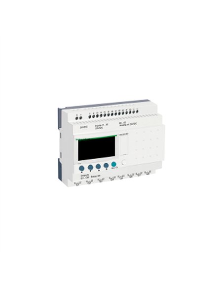 ZELIO II 12E/8R 24CC RELOJ PANTALLA