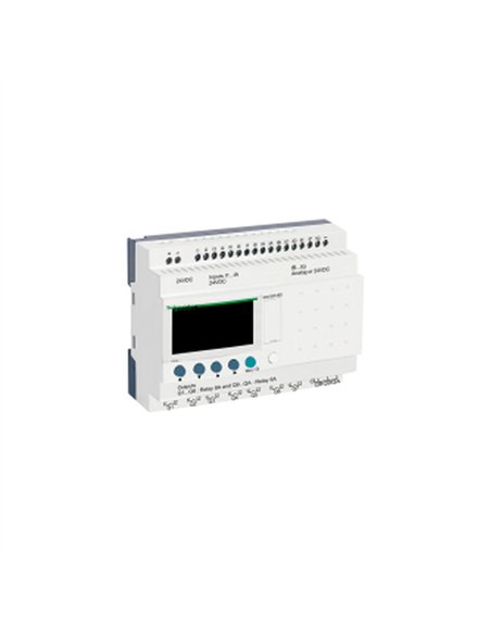 ZELIO II M 16E/10R 24CC RELOJ PANTALLA