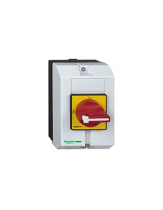 INT. 3P 16A CDO.ROJO IP65 CAJA PLASTICA