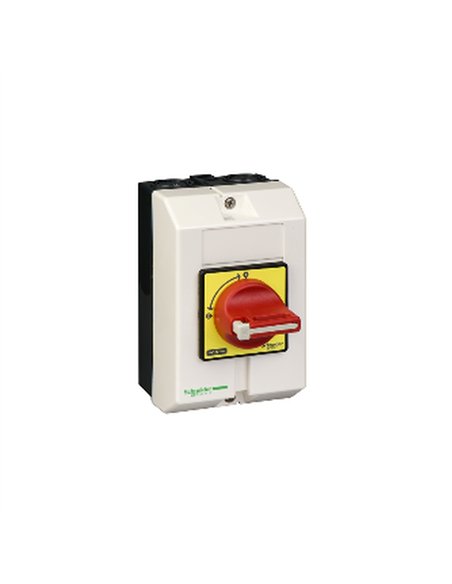 INT. 3P 20A CDO.ROJO IP65 CAJA PLASTICA