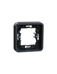 Marco 1 elemento con garras IP55 Gris
