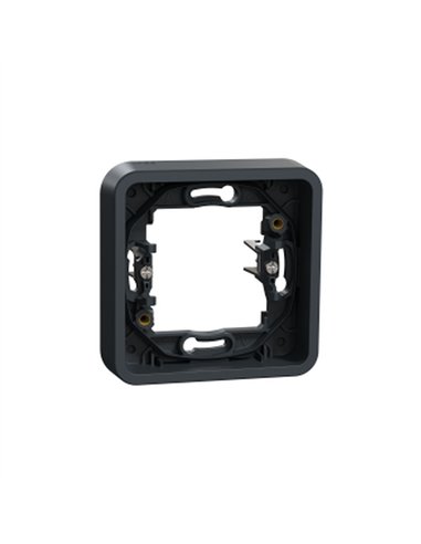 Marco 1 elemento con garras IP55 Gris