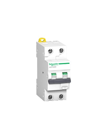 iC60 RCBO 2P 16A B 10000A/15kA 30mA A