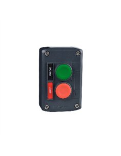 CAJA 2 PULS.VERDE-ROJO CON ETIQ.ARRET-MA