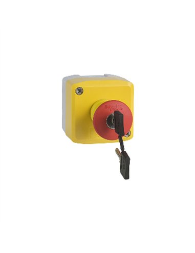 CAJA 1 PULS.EMERGENCIA C.LLAVE C.FRAUD