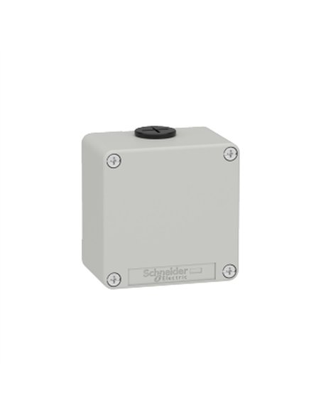 CAJA VACÍA GRIS SIN ORIFICIOS