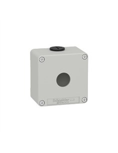 CAJA VACÍA GRIS 1 ORIFICIO