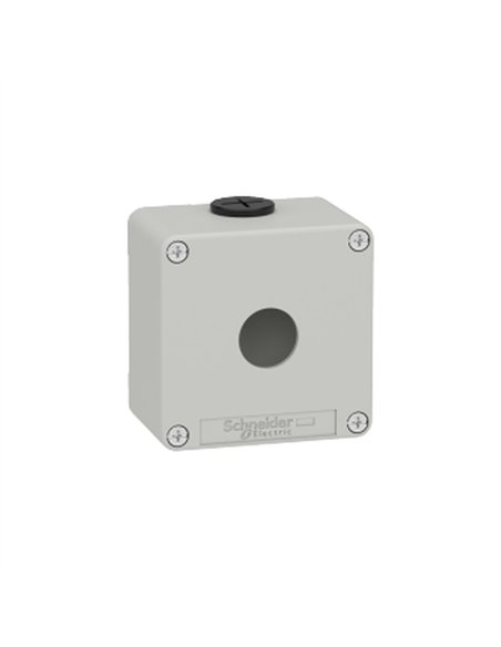 CAJA VACÍA GRIS 1 ORIFICIO