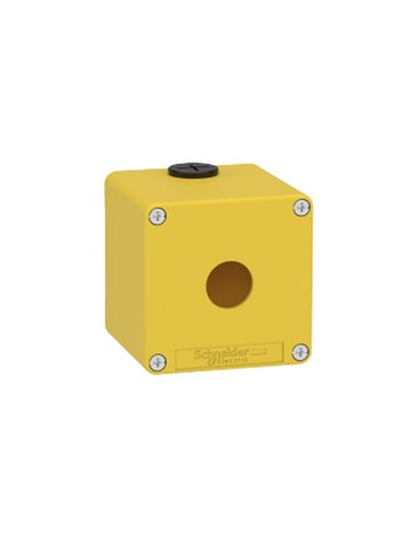 CAJA VACÍA AMARILLO 1 ORIFICIO