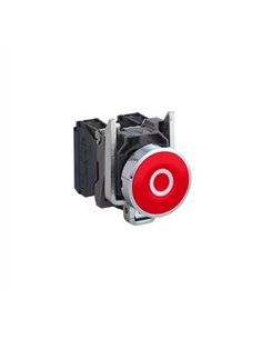PULSADOR RASANTE 1NC ROJO O