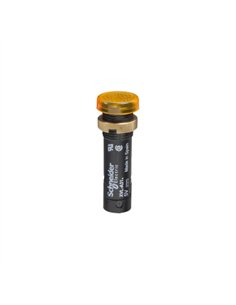 PILOTO LED 12mm 24V AMAR. NARANJA
