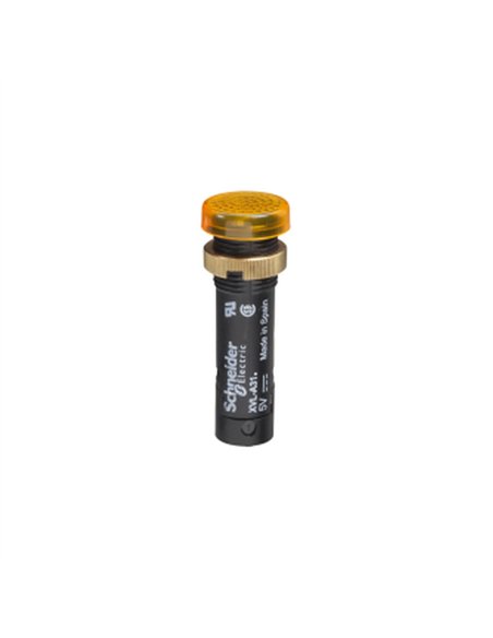 PILOTO LED 12mm 24V AMAR. NARANJA