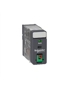 Rele 1CO 10A+Boton Test+LED 230VAC