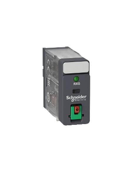 Rele 1CO 10A+Boton Test+LED 230VAC