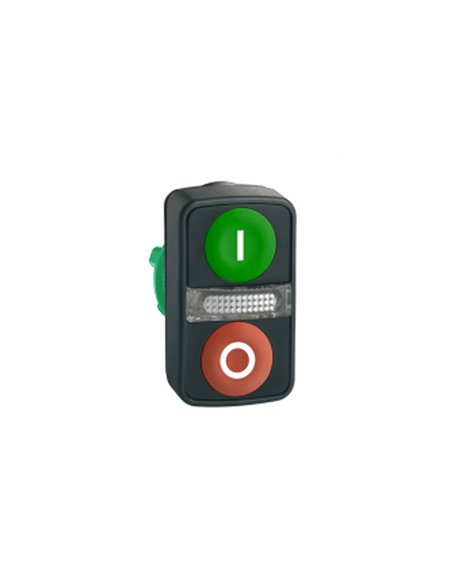 CAB PULS DOBLE LUM VER-ROJ RR IP66