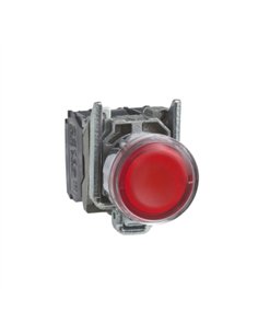 PULS.LUM.LED 24V NA+NC ROJO