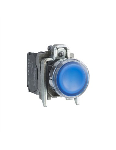 PULS LUM LED 230VCA 1NA+1NC AZUL