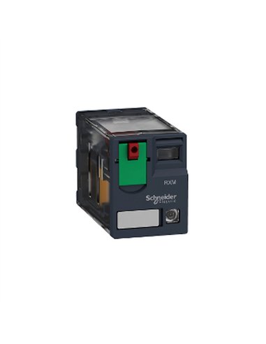 RELﾉ MINIATURA +LED 6A 4NANC 48VAC