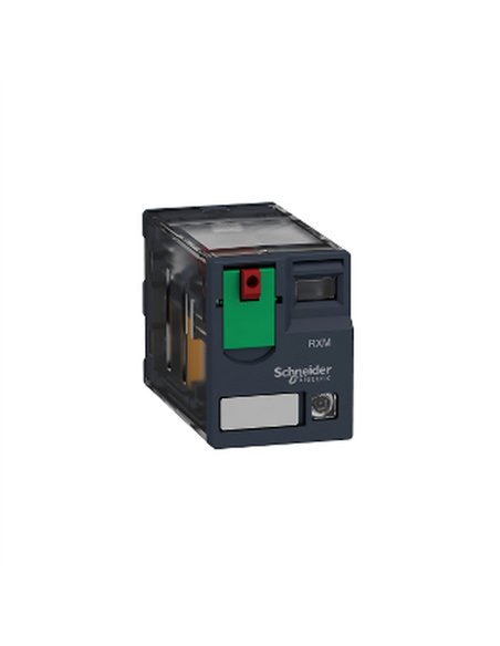 RELﾉ MINIATURA +LED 6A 4NANC 48VAC