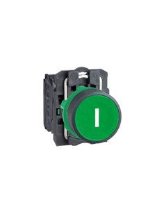 PULSADOR RASANTE 1NA VERDE I