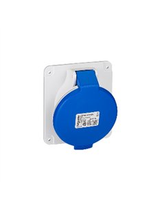 TOMA EMBUTIR ANGULADA 32A 2PT 220V IP44