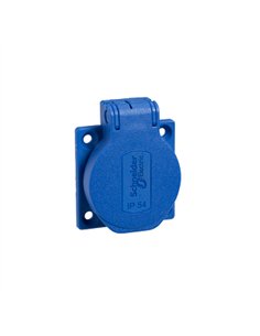SCHUKO EMP.50X50 IP54,POS, AZUL Francesa