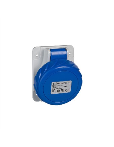 TOMA CONEX.RAP EMB ANG 16A 2PT 220V IP67