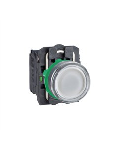 PULS.LUM.LED 24V  NA+NC  BLANCO