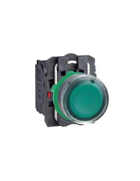 PULS.LUM.LED 230V NA+NC VERDE