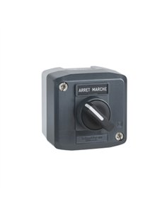 CAJA 1 SEL.NEGRO 2 POS.FIJAS C
