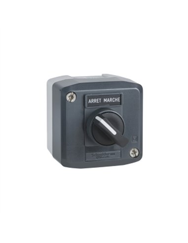 CAJA 1 SEL.NEGRO 2 POS.FIJAS C