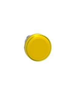 CABEZA PIL.LUM.LENTE PLANA AMARILLO LED