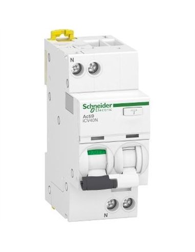 ACTI 9 40A 30mA Interruptor diferencial CA monopolar com proteção RCBO.