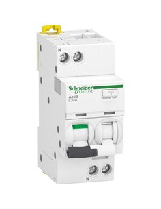 ACTI 9 20A 300mA 1-poliger AC-Differenzialschalter mit RCBO-Schutz.