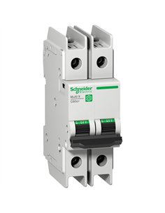 SCHNEIDER C60N automatic switch 2 poles 1A 230V type C.