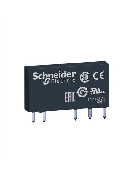Relé RELﾉ 1NANC, 6A, 60 VDC, ideal para circuitos de baja tensión.
