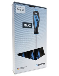 Witte-653726-Juego de 6 destornilladores MAXX Puntas Torx de seguridad