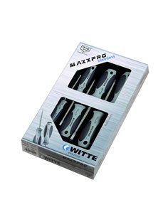 Witte-670002-Juego de 5 destornilladores MAXXPRO Inoxidable Puntas planas y PH